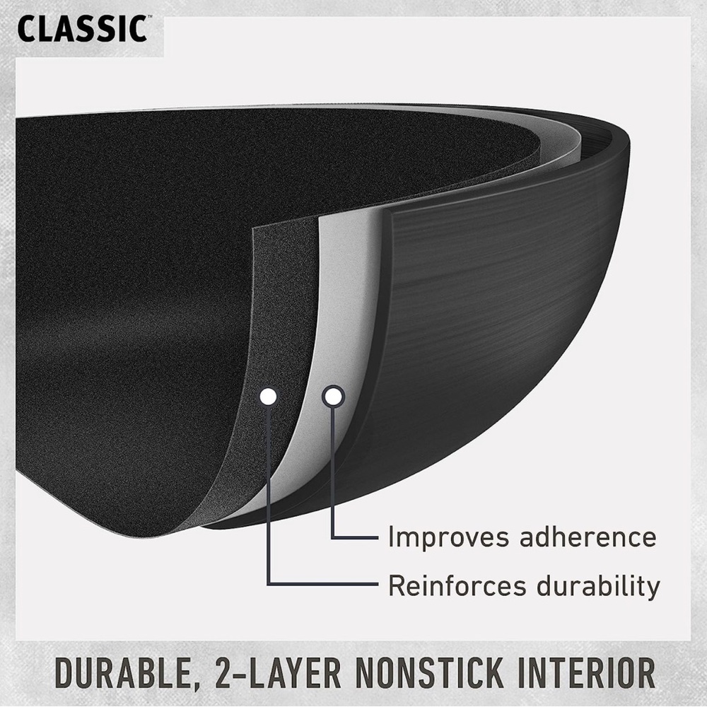 Calphalon Classic Hard-Anodized Nonstick 12” All Purpose Pan w/ Cover LIKE NEW - Picture 15 of 15